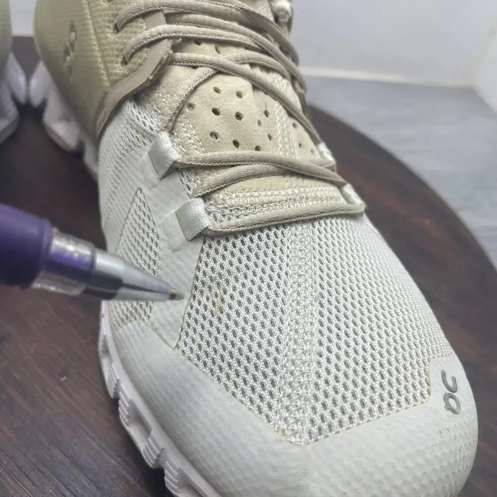 On Cloud 5 Women's Athletic Running Sneakers Shoes Cream/Sand Comfort Size 7.5